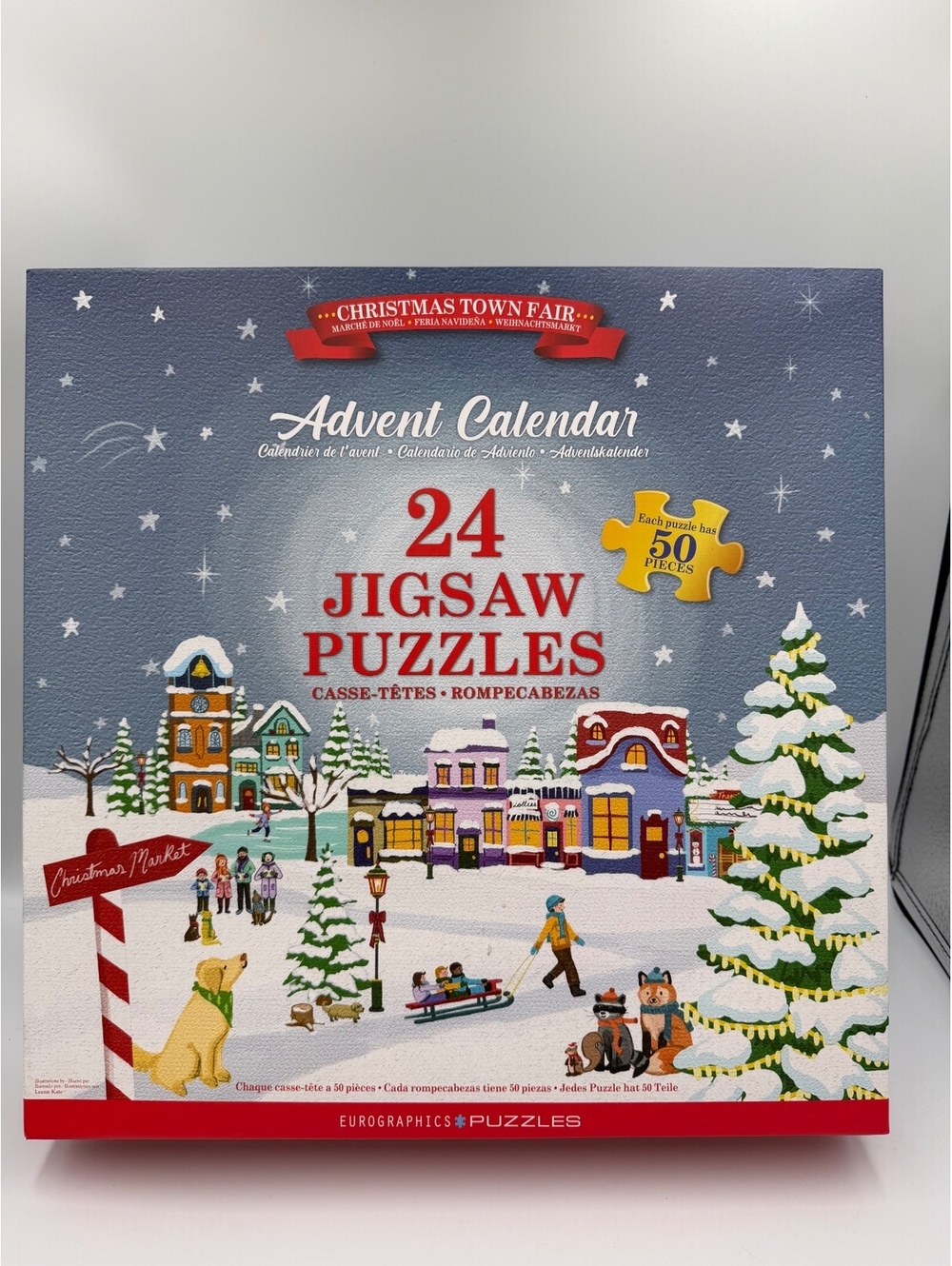 SEALED EuroGraphics Christmas Memories Advent Calendar Jigsaw Puzzle